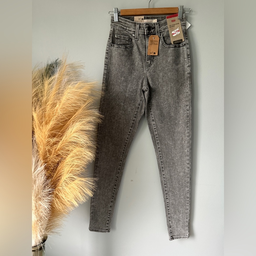 Levi's Women's High Rise Charcoal Jeans